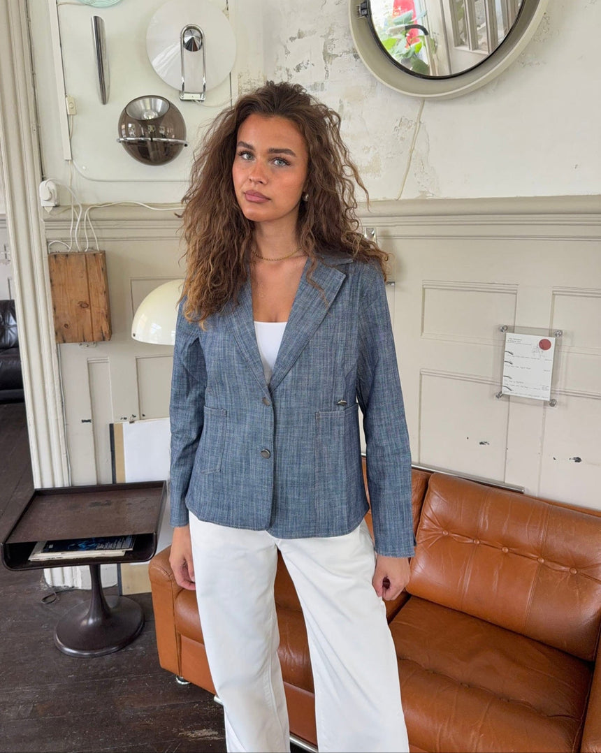 Annie denim blazer - Blue