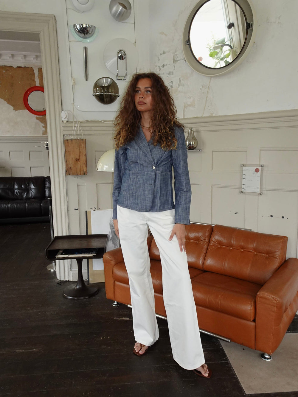 Annie denim blazer - Blue