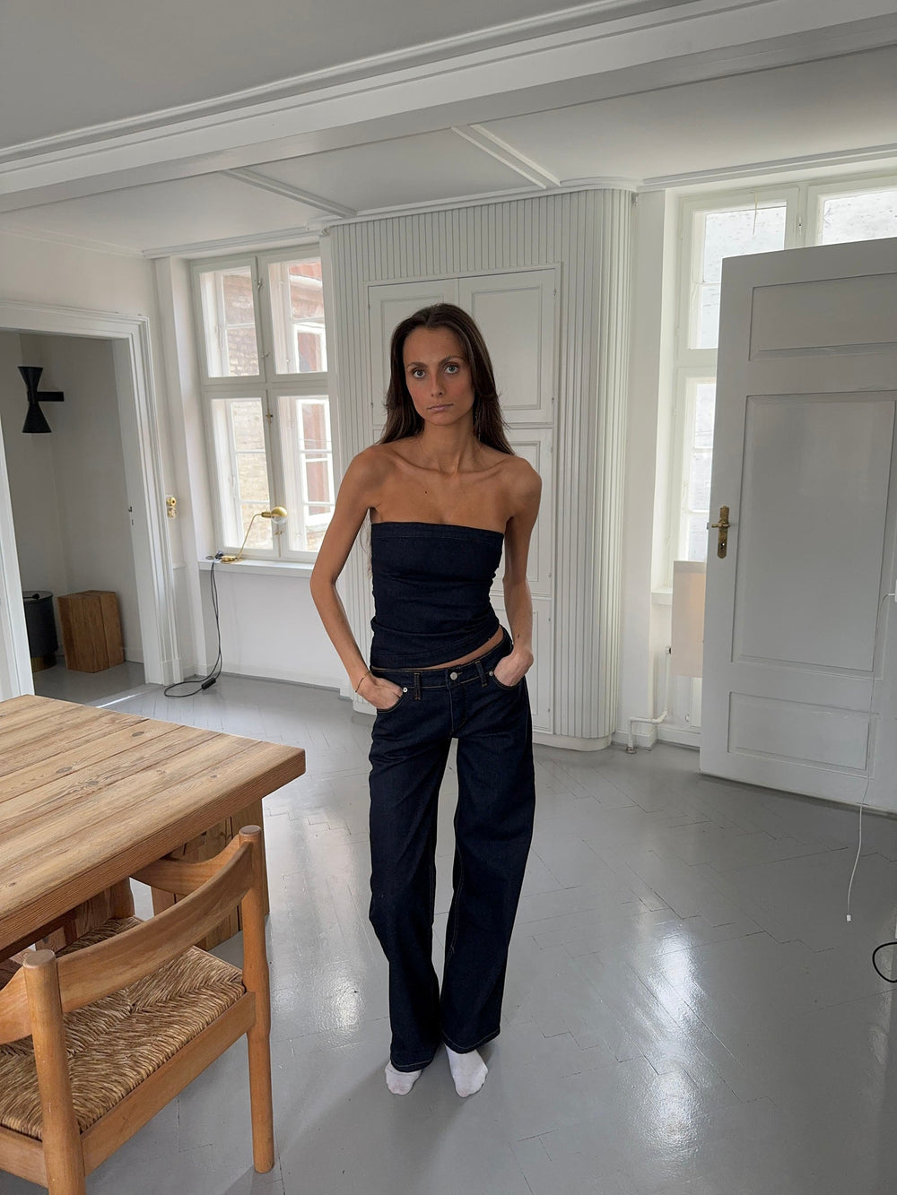 Viki denim jeans - Dark denim