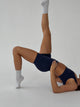 Folded essential shorts - Midnight