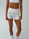 Folded essential shorts - Marshmellow