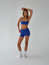 Folded essential shorts - Royal blue