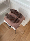 Fabra wedge heel sandal - Brown