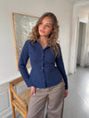 Alberte fitted shirt – Navy