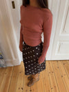 Lova fitted knit sweater - Dusty pink