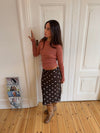 Lova fitted knit sweater - Dusty pink