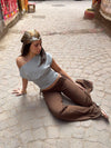 Islabella fitted top – Grey
