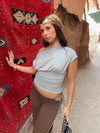 Islabella fitted top – Grey