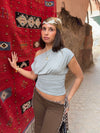 Islabella fitted top – Grey