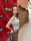 Islabella fitted top – Grey