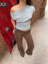 Islabella fitted top – Grey