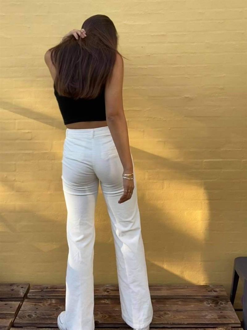 Didde corduroy pants - White