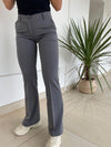 Flare pants with pockets - Grey