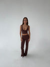 Essential flared pants - Espresso