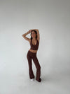 Essential flared pants - Espresso
