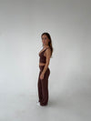 Essential flared pants - Espresso