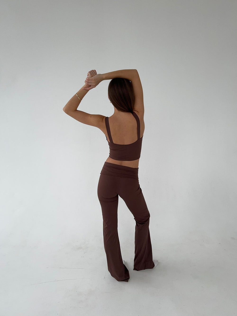 Essential flared pants - Espresso