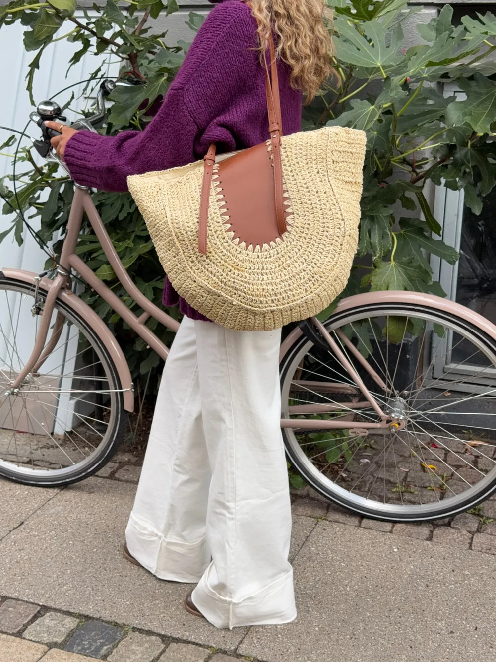 Wovana woven bag - Beige/Brown