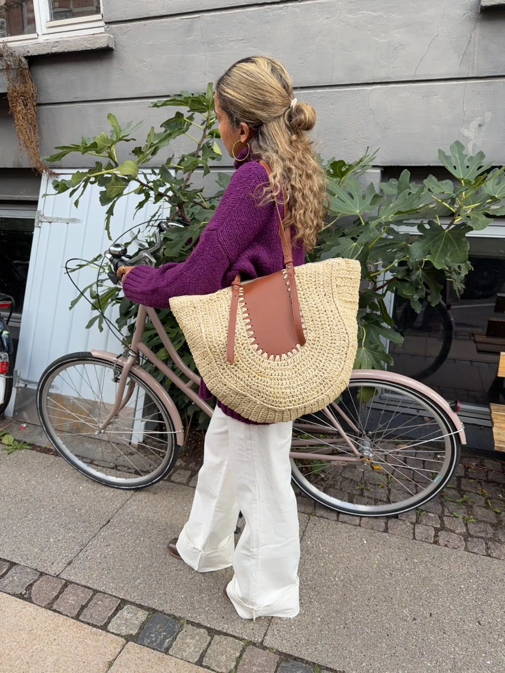 Wovana woven bag - Beige/Brown