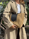 Wovana woven bag - Beige/Black