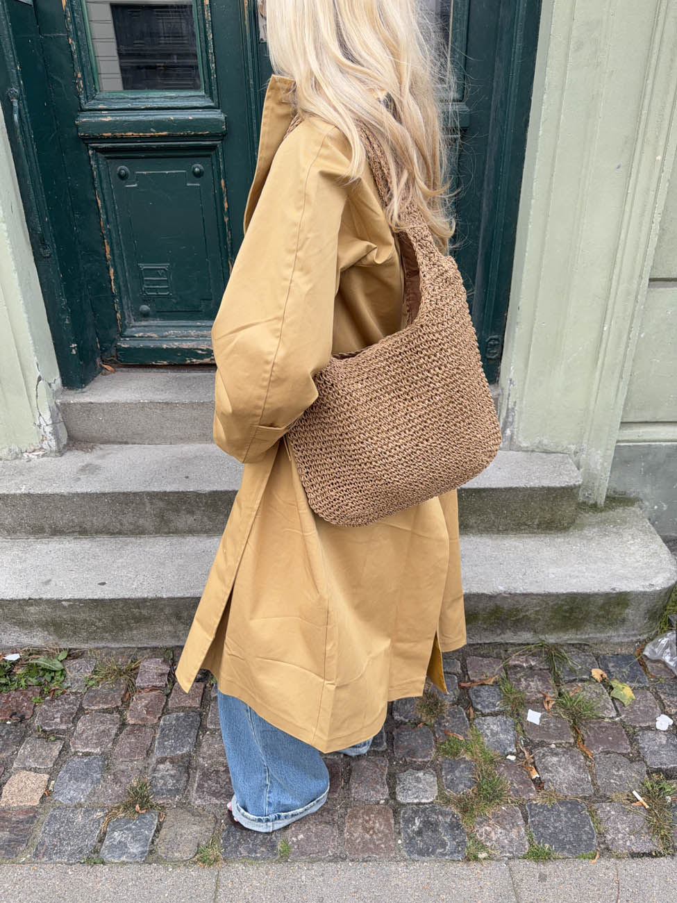 Tamela woven bag - Light brown