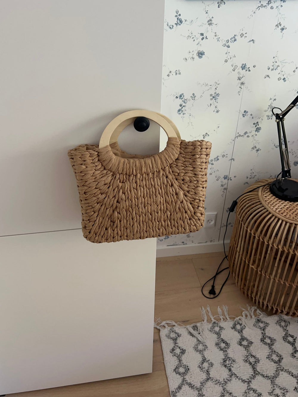 Maddaloni woven bag – Beige