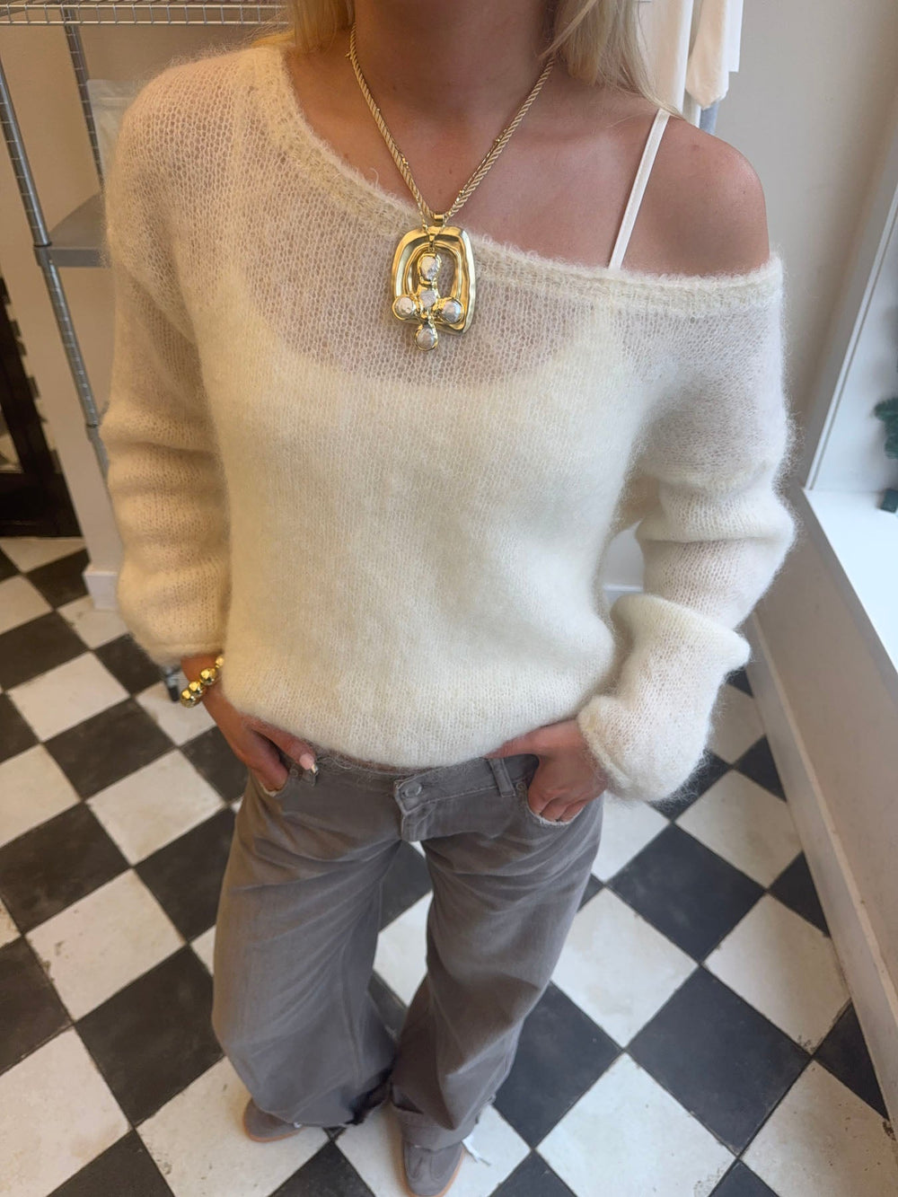Scandivv fluffy knit - Off white