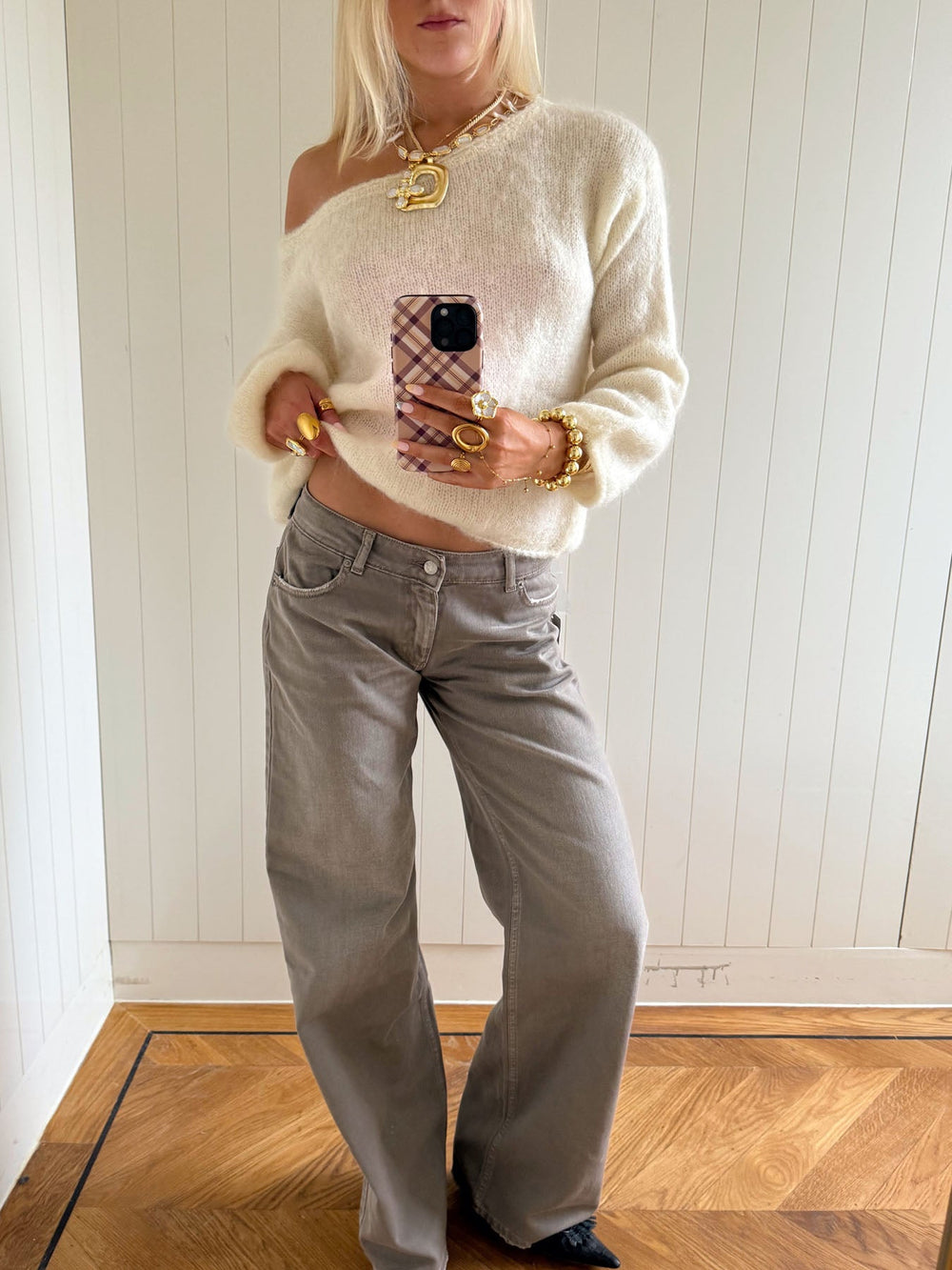 Scandivv fluffy knit - Off white