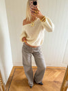 Scandivv fluffy knit - Off white