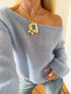 Scandivv fluffy knit - Baby blue