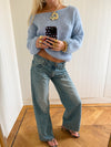 Scandivv fluffy knit - Baby blue