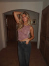 Emmeline glitter top - Purple