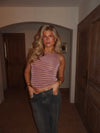 Emmeline glitter top - Purple