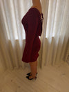 Solange glitter dress - Red