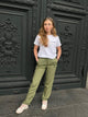 Anna Olympia linen pants - Kaki