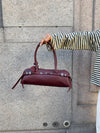 Bobby handbag with metal buttons - Red