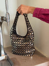 Zula handbag in leather - Brown