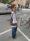 Zula handbag in leather - Brown