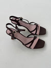 Tillia heels - Brown/pink
