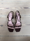 Tillia heels - Brown/pink