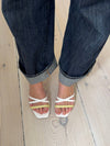 Tillia heels - White/yellow