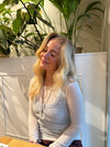 Juliet necklace with pendant - White