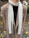 Kehlani knitted scarf - Light grey