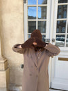 Fluffy mittens - Brown