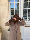 Fluffy mittens - Brown