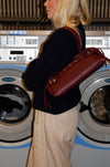 Bobby handbag with metal buttons - Red