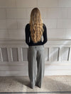 Ellen herringbone pants - Grey