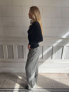 Ellen herringbone pants - Grey
