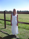 Solia linen dress - White