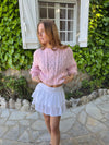 Sybilla linen skirt – White
